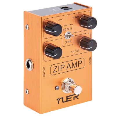 Yuer  ZIP AMP Overdrive Electric Guitar Effects Pedal True Bypass YF-39 ✅New Fast US Ship No wait image 3