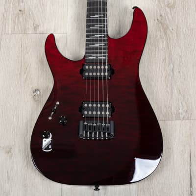 Schecter Reaper Elite 6 Left-Handed Guitar, Ebony Fretboard, Blood Burst image 1