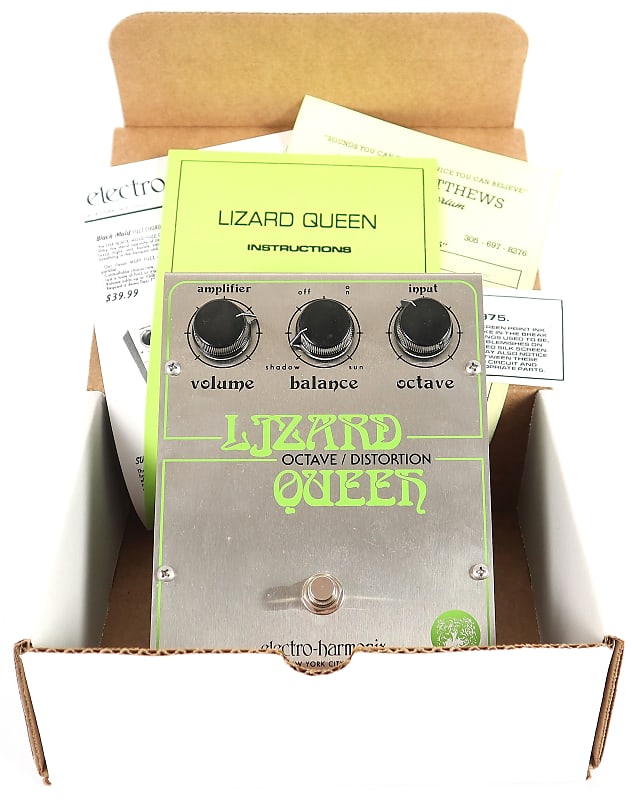 ElectroHarmonix / JHS Lizard Queen Big Box Fuzz Octave Reverb