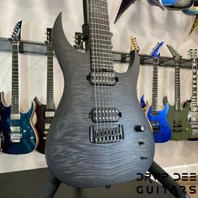 Schecter Custom Shop Keith Merrow KM-7 MK-III Pro USA Signature 7-String Electric Guitar w/ Case-Trans Black Pearl image 3