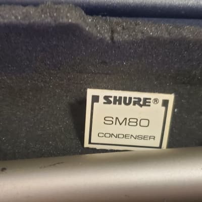 Shure SM80 1982 Pair Condenser Microphones image 2
