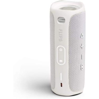 JBL Flip 5 Portable Waterproof Bluetooth Speaker (White) image 4