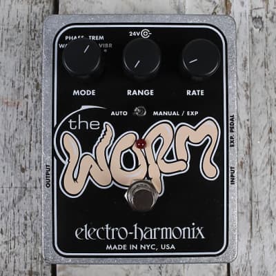 Electro-Harmonix The Worm Wah Phaser Vibrato Tremolo Guitar Multi-Effects Pedal for sale