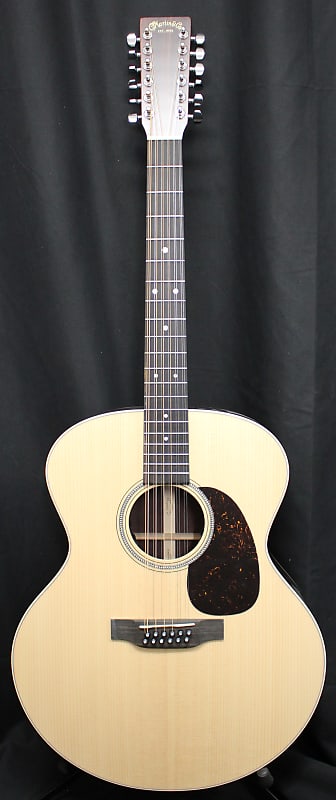 Martin GRAND J16E 12-String Jumbo Acoustic-Electric 12 String Guitar Natural w/Gigbag image 1