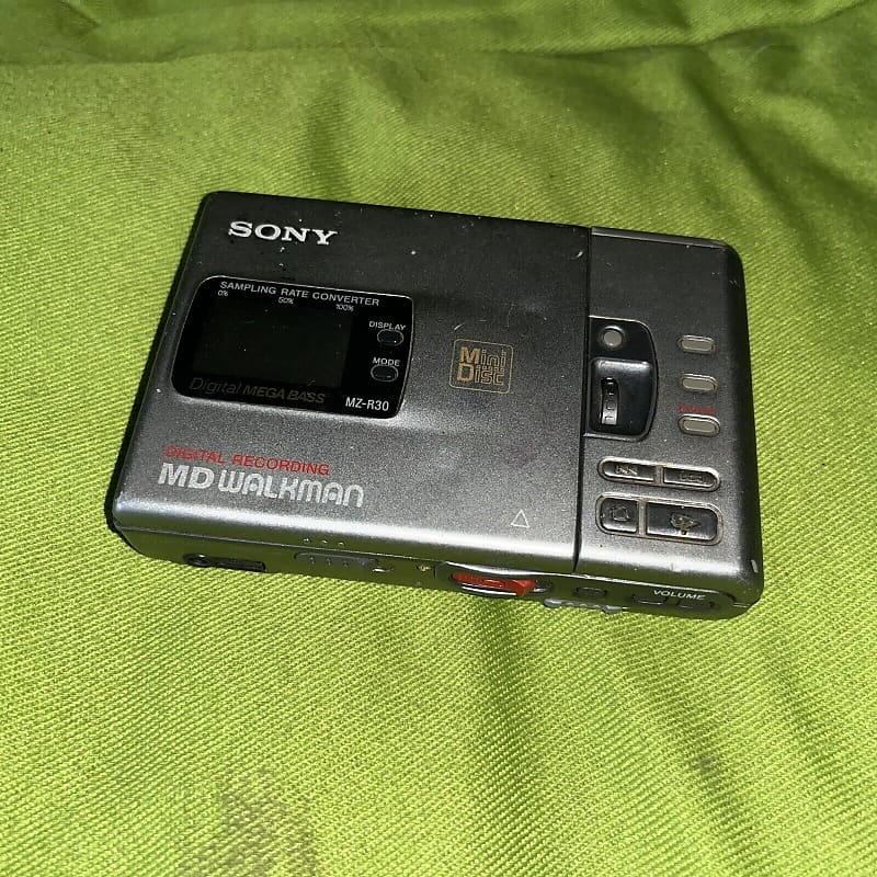 Sony MD Walkman MZ-R30 Main Unit Player Recorder Recording