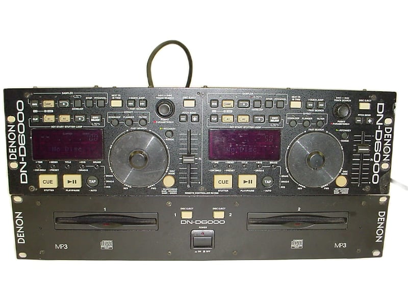 Denon DJ DN-D6000 Dual Rackmount CD MP3 Player | Reverb