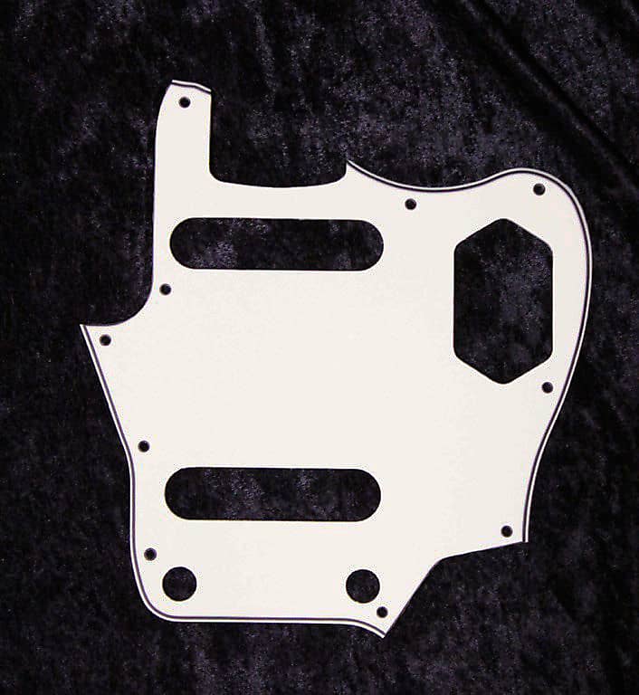 70's Classic Black/White Pre-Wired Pickguard Assembly-J11