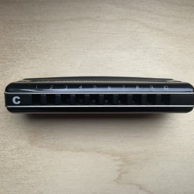 Suzuki Hammond Mouth Organ HA-20 Harmonica in Key of C - Black image 4