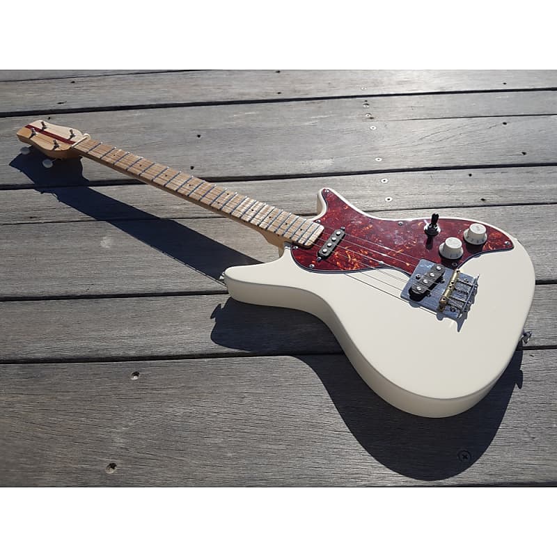 Fanner Guitar Works Nguni Tenor Guitar, Iced Coffee with Tortoiseshell pick-guard image 1