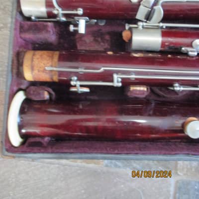 Conn brand Wood Bassoon with case. with case image 8