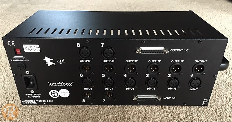 API 500-6B HC Lunchbox 6-Slot Powered 500 Series Frame image 3