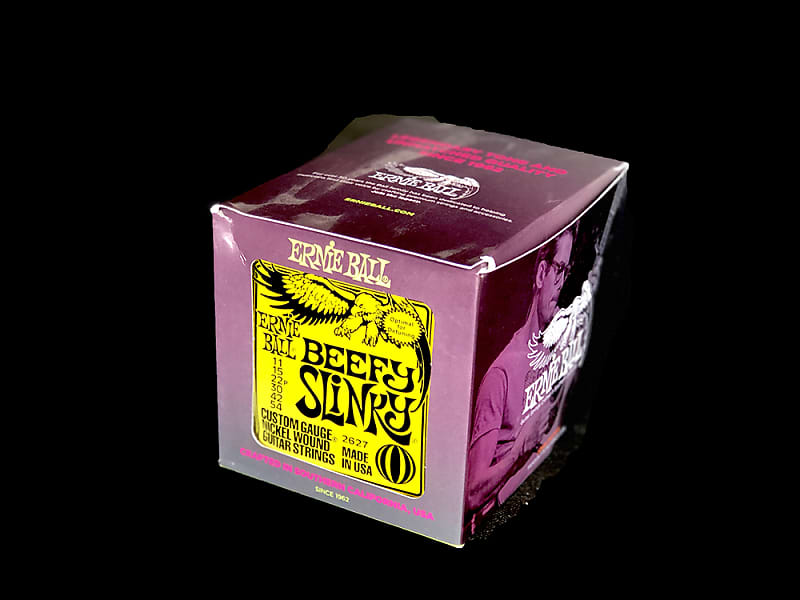 Ernie Ball Beefy Slinky 11 54 Electric Guitar Strings Box of 10 Sets