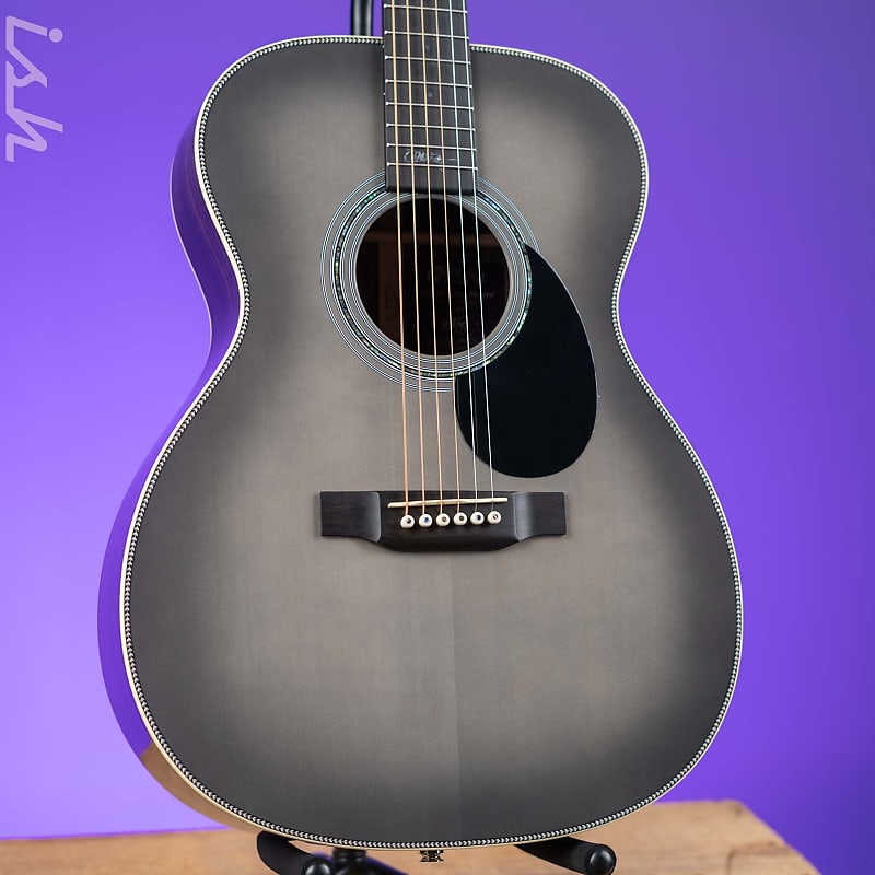 Martin OM John Mayer 20th Anniversary Platinum Gray Burst Reverb