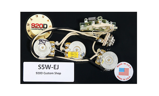920D Custom Shop S5W-EJ CRL/CTS/Vitamin Q Eric Johnson Style Strat Wiring Harness image 1