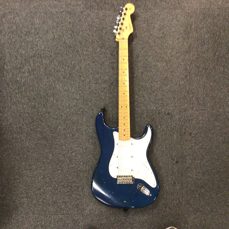 Used Fender HIGHWAY ONE STRATOCASTER Electric Guitars Blue Reverb