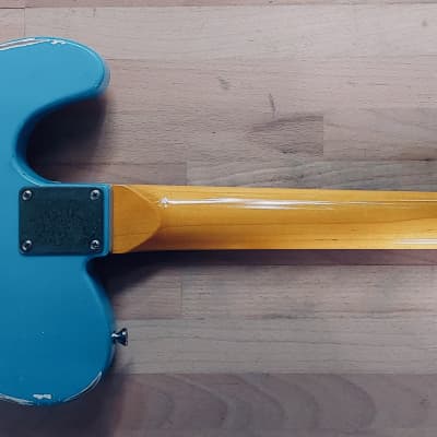 S71 "Custom Nitro Vintage T" rare TAOS TURQUOISE ’62 RELIC, Handwound 60's Pickups. Made in USA image 15