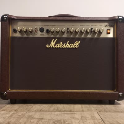Marshall Acoustic Soloist AS50D 2-Channel 50-Watt 2x8" Acoustic Guitar Combo 2007 - Present - Brown image 1