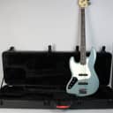 2016 Fender American Professional Jazz Bass Sonic Gray Left Handed Electric Bass w/OHSC