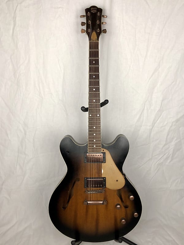 AXL SemiHollowbody Badwater series tobacco sunburst Reverb