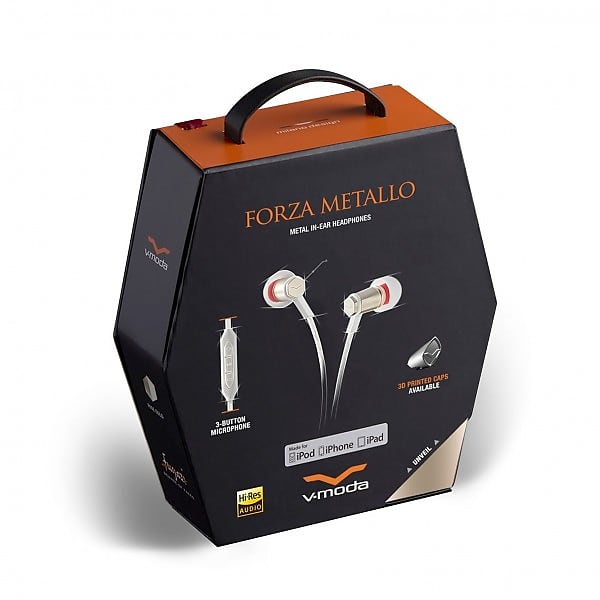 V-Moda Forza Metallo iOS In-Ear Headphones w/ Remote image 1