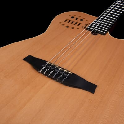 Godin 032167 ACS Slim Nylon   Synth Access - 2-Voice Natural SG Classical Guitar MADE In CANADA image 5