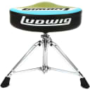Ludwig LAC48TH Atlas Classic Saddle Drum Throne, Blue/Olive -New