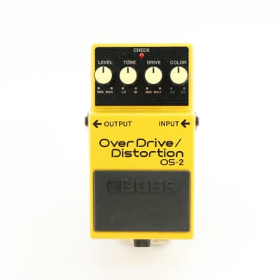 Boss OS-2 Overdrive / Distortion (s/n H5F0244, Silver Label, Made in Taiwan) for sale