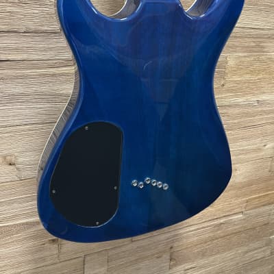 Ibanez SZR520 set neck electric guitar 2008 - Light Blue Burst w/Dimarzio neck pickup image 10