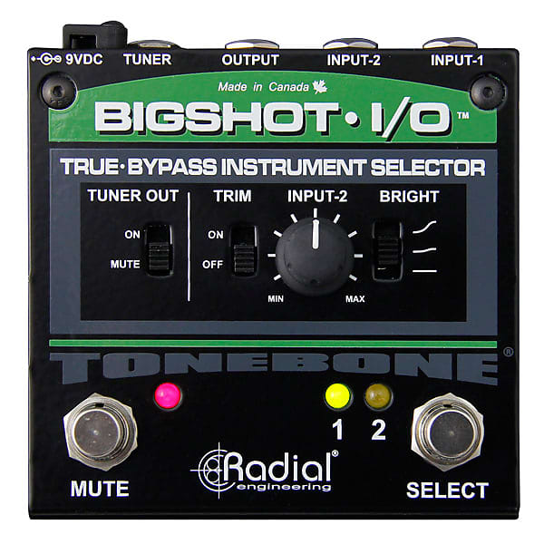 Radial BigShot I/O True-bypass Instrument Selector image 1