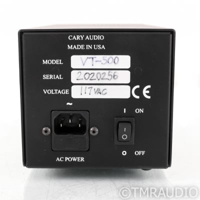 Cary Audio VT-500 MM / MC Tube Phono Preamplifier; VT500; Black image 11