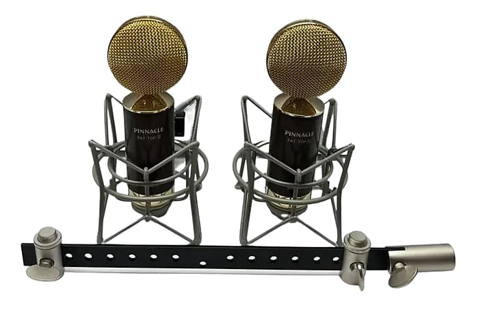 New Pinnacle Microphones Fat Top II w/ Lundahl | Stereo | Ribbon Microphone | Brown image 1