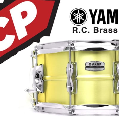 Yamaha Recording Custom Brass Snare Drum 14x6.5 image 2