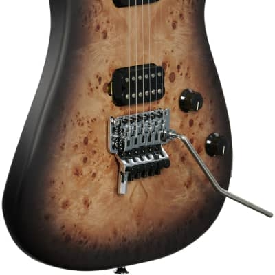 EVH 5150 Series Deluxe Electric Guitar, Poplar Burl Black Burst image 4
