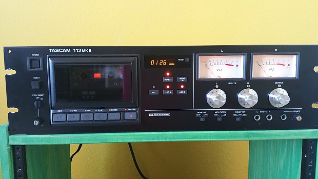 Tascam 112 MKII Studio Cassette Tape Deck (Serviced and Cleaned)