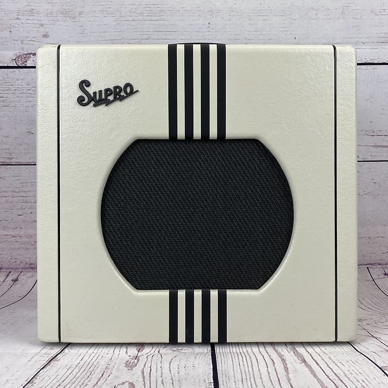 Supro Delta King 12 - Ivory Black image 1