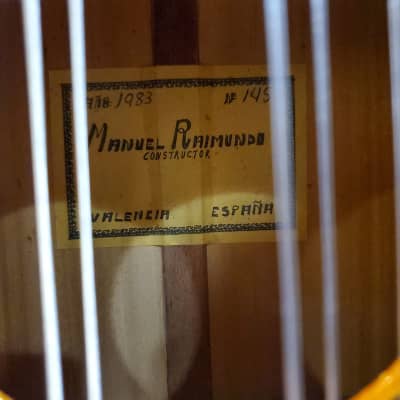 Number 145  Manuel Raimundo Classical Acoustic Guitar (King of Prussia, PA) image 5