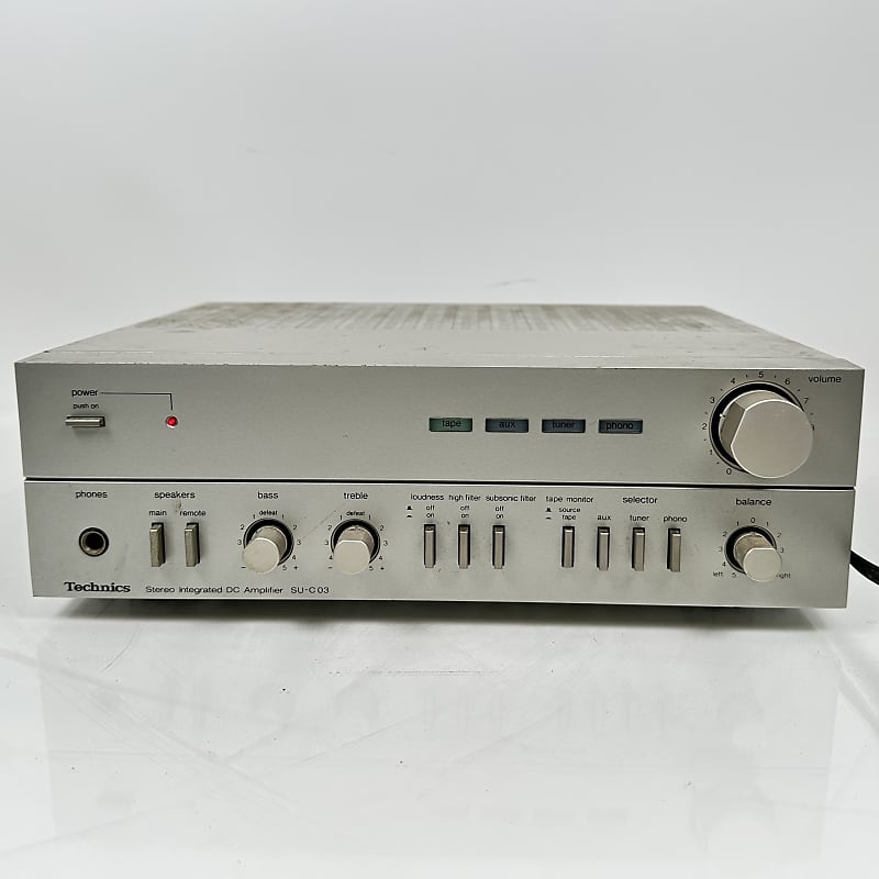Technics SU-C03 Stereo Integrated DC Amplifier Silver  			