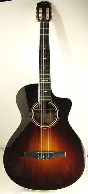 New Taylor 712 ce N Nylon String Sunburst Grand Concert Reverb