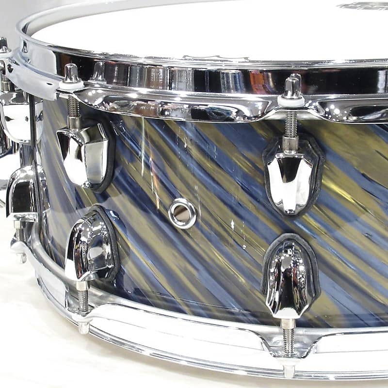 MAPEX Saturn IV Snare Drum 145.5 - Marin Spiral [SNMS4550] | Reverb