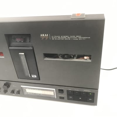 Akai GX-77 Reel-to-Reel Tape Deck Recorder Black image 4