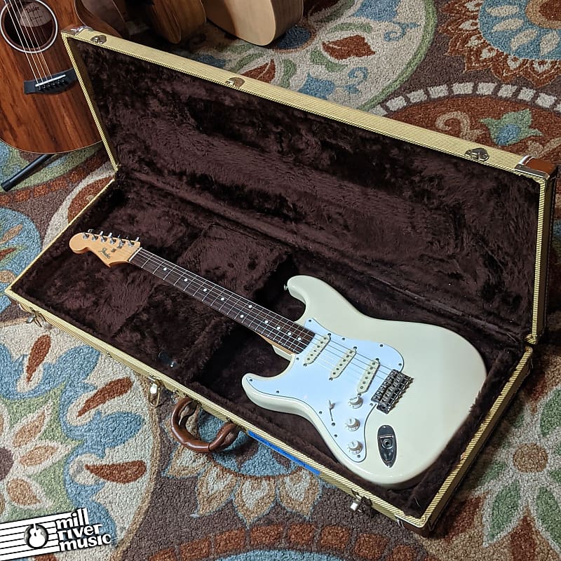 Fender Stratocaster ST-362/L MIJ Left-Handed Olympic White 1984-87 w/ HSC Lefty Japan image 1