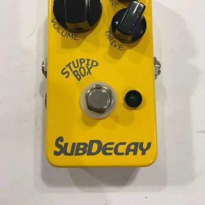 Subdecay Stupid Box V1 Distortion Overdrive Rare Guitar Effect