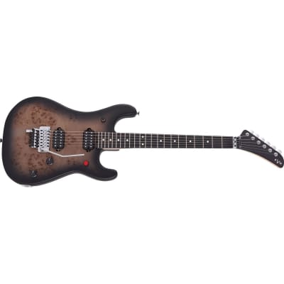 EVH 5150 Series Deluxe Poplar Burl Electric Guitar, Ebony Fingerboard, Black Burst image 13