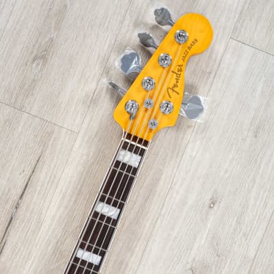 Fender American Ultra Jazz Bass V 5-String, Rosewood Fingerboard, Mocha Burst image 8