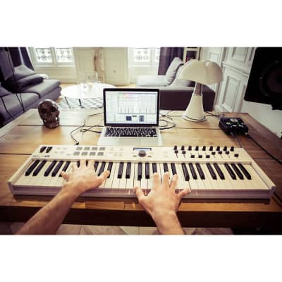 Arturia KeyLab 61 Essential 61-Note USB MIDI Controller Keyboard with MIDI Cable &  Controller Cloth image 5