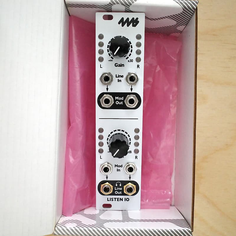 4MS Listen IO Input / Output Amplifier - White - In Orig. Box | Reverb