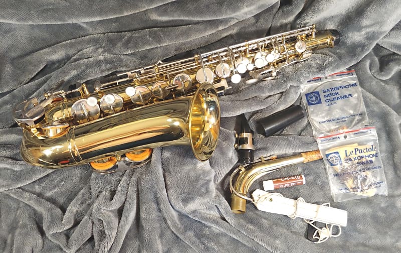 King King Cleveland 613 USA Alto Saxophone Gold Lacquer | Reverb