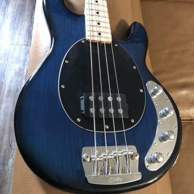 Sterling StingRay Ray34 Blue Burst Ash. | Reverb