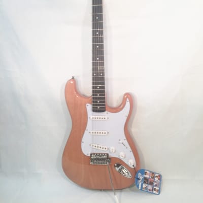 Stadium Strat Style Electric Guitar NY9303 NEW Natural-Quality Hardware-w/Shop Setup for sale