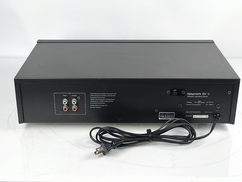 Nakamichi BX-2 Two Head Stereo Cassette Deck (invoice) | Reverb Nakamichi BX-2 Two Head Stereo Cassette Deck (invoice) | Reverb